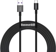 Kabllo BASEUS Superior Series USB-C - USB-C, 66W, 2m, e zezë