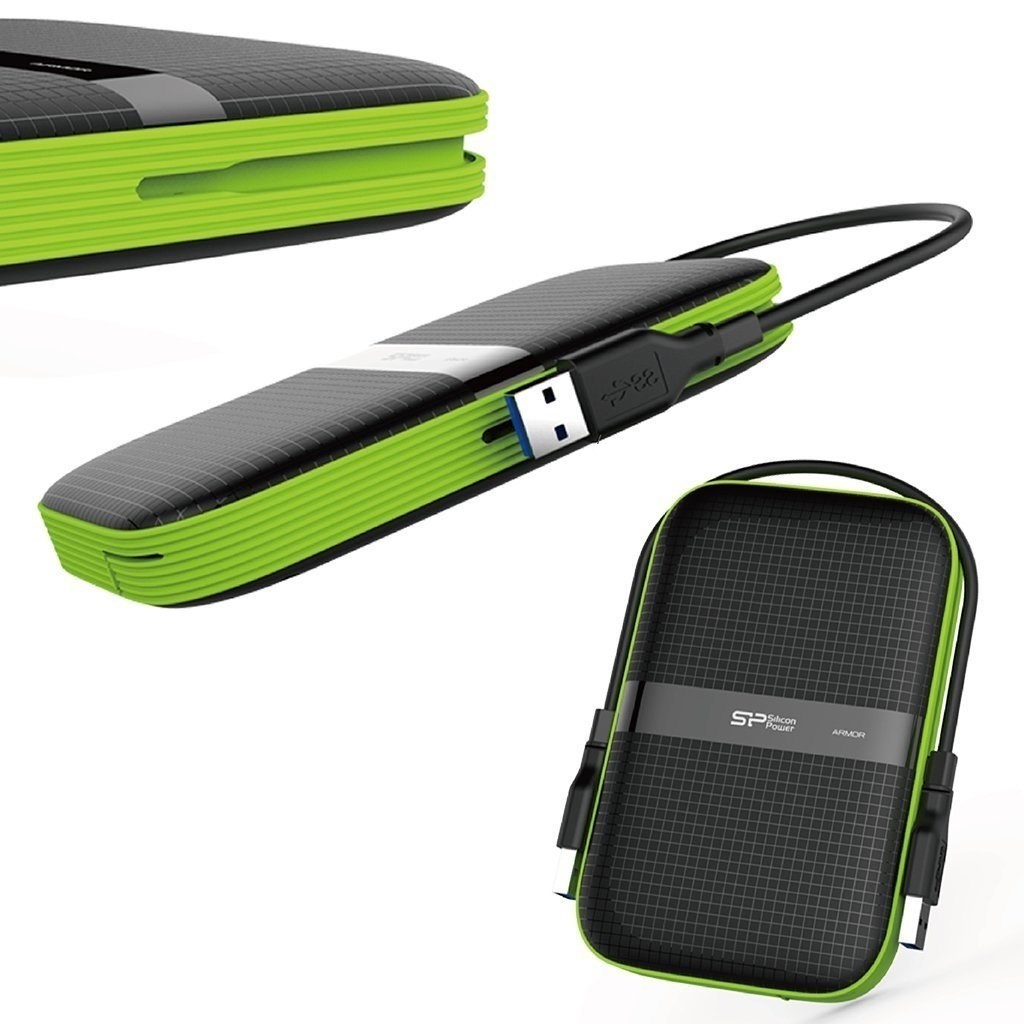 Hard disk i jashtëm Silicon Power Armor A60, 1TB, USB 3.1, i zi