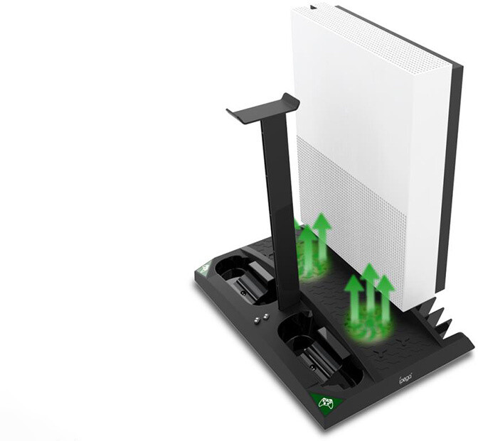 Mbajtëse universale me karikues iPega për XBOX ONE, XBOX ONE X, XBOX ONE S PG - XB007, e zezë
