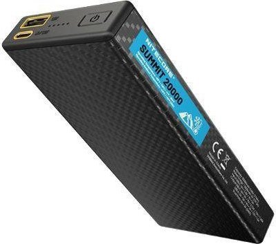 Power bank Nitecore Summit, 20000mAh, rezistent ndaj të ftohtit, i zi