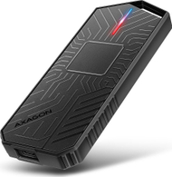Kuti e jashtme SSD M.2 AXAGON EEM2-GAM, USB-C 3.2 Gen 2, NVMe SATA, e zezë RGB