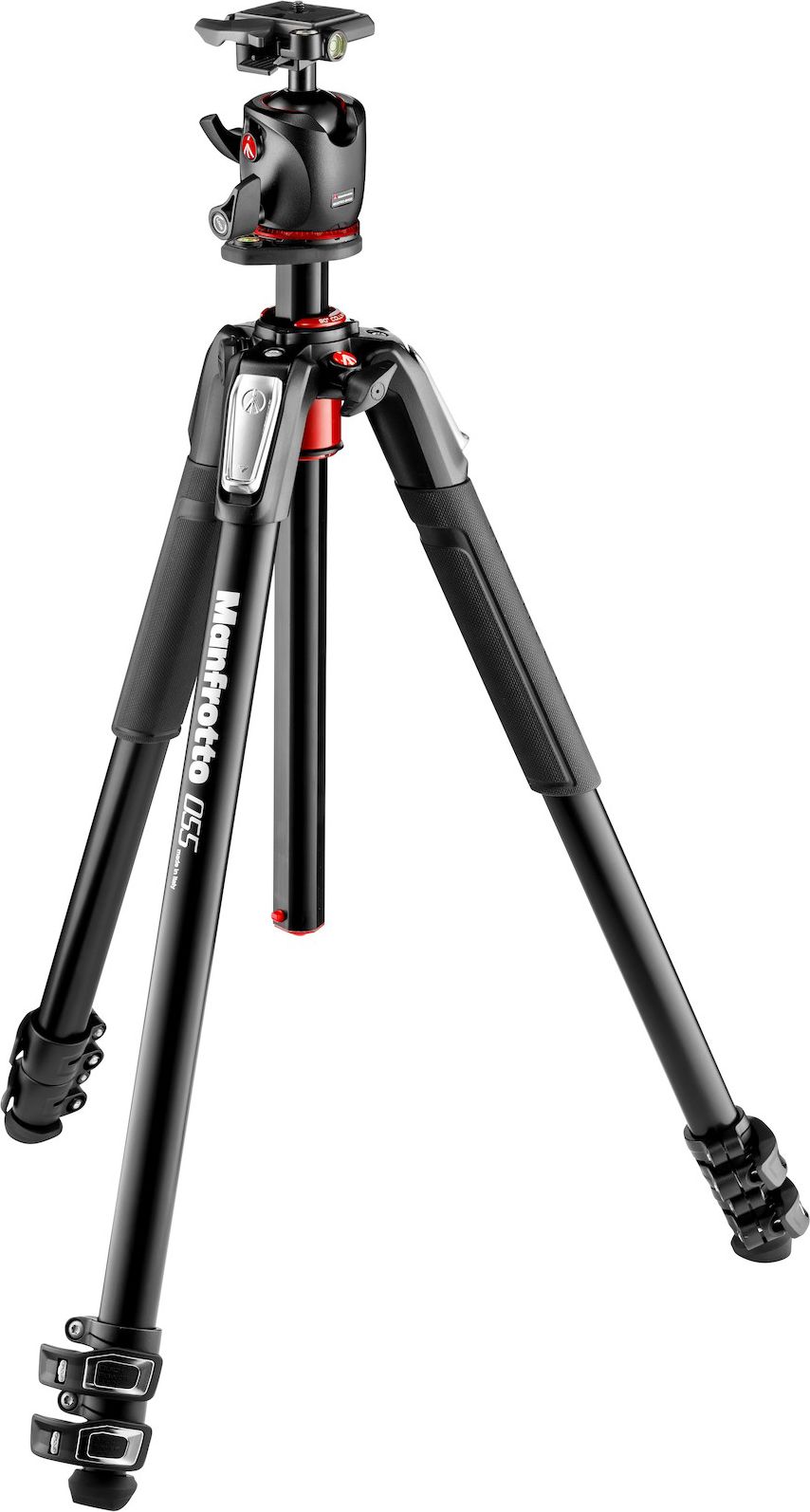 Stativ fotografik Manfrotto MK055XPRO3 BHQ2, alumini, kokë sferike, i zi