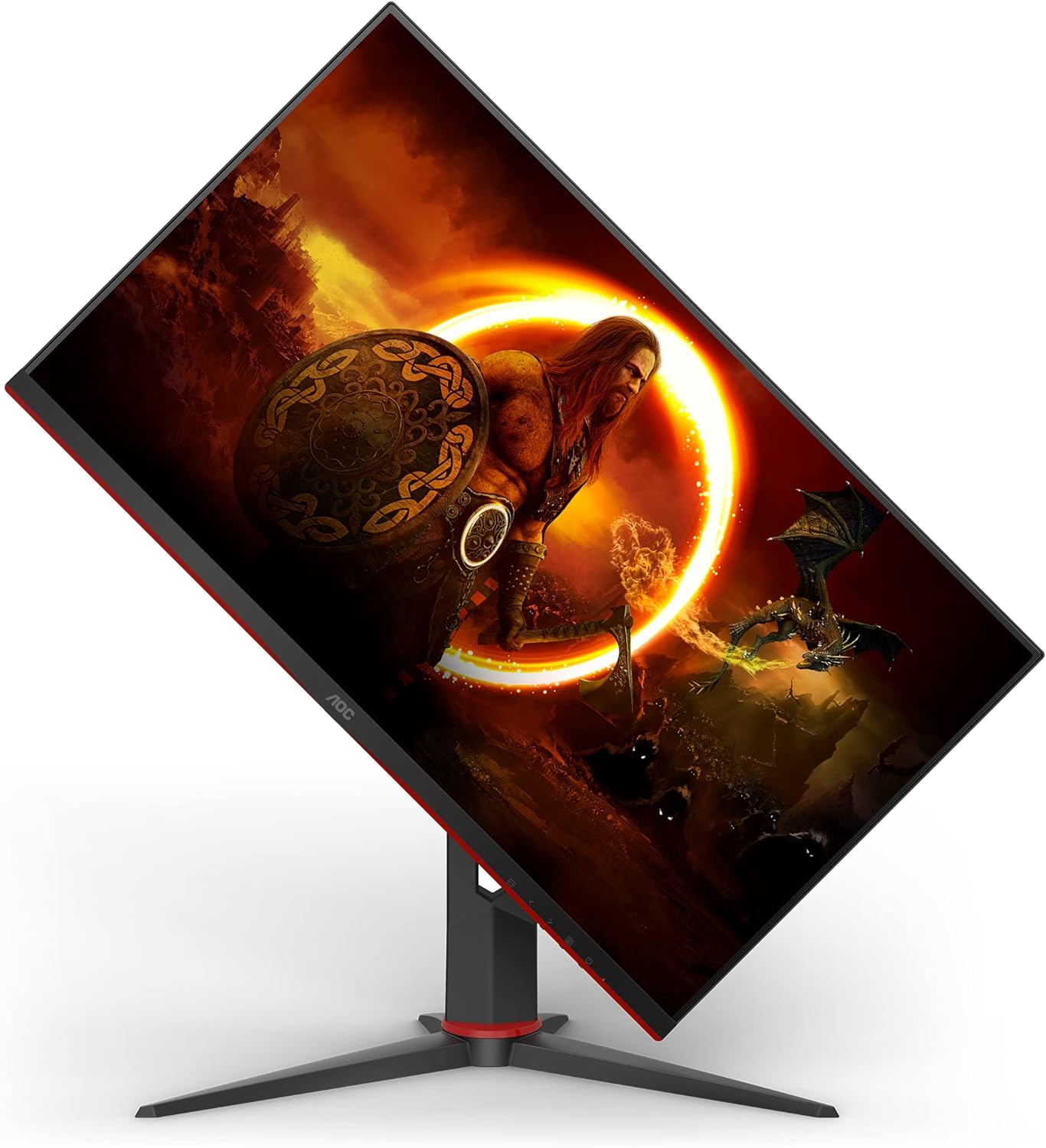 Monitor AOC Q27G2S/EU, 27", QHD, i zi/ kuq