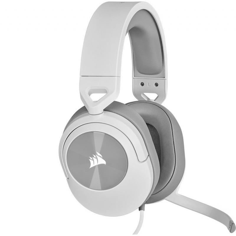 Kufje gaming Corsair HS55 Stereo, me kabllo, të bardha