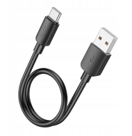Kabllo karikimi HOCO X96 USB A në USB C, 27W, 0.25m, e zezë
