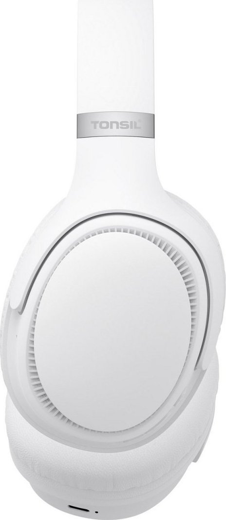 Kufje wireless mbi vesh Tonsil R35BT, Bluetooth 5.3, microSD, të bardha