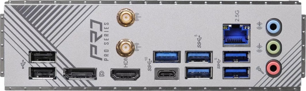 Pllakë amë ASRock B760 PRO RS WIFI, Socket 1700, DDR5, PCIe 5.0, WiFi 6E, e zezë
