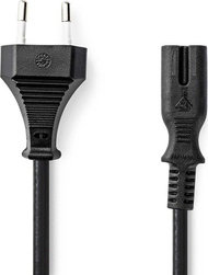 Kabllo rryme Nedis CEGL11040BK05, C7, 0.5m, e zezë