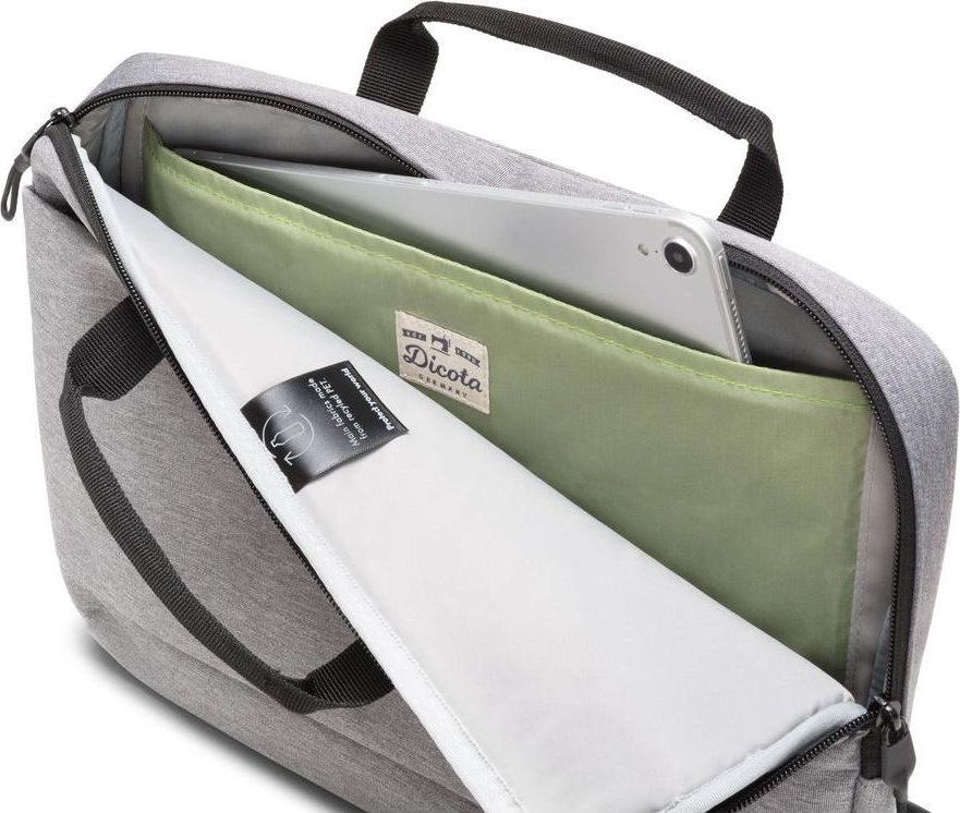 Çantë laptopi Dicota Eco Slim Case Motion, 12-13.3", gri e çelët