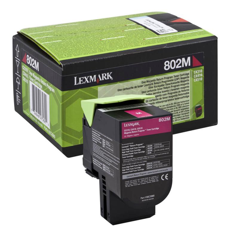 Toneri Lexmark 80C20M0, magenta, origjinal