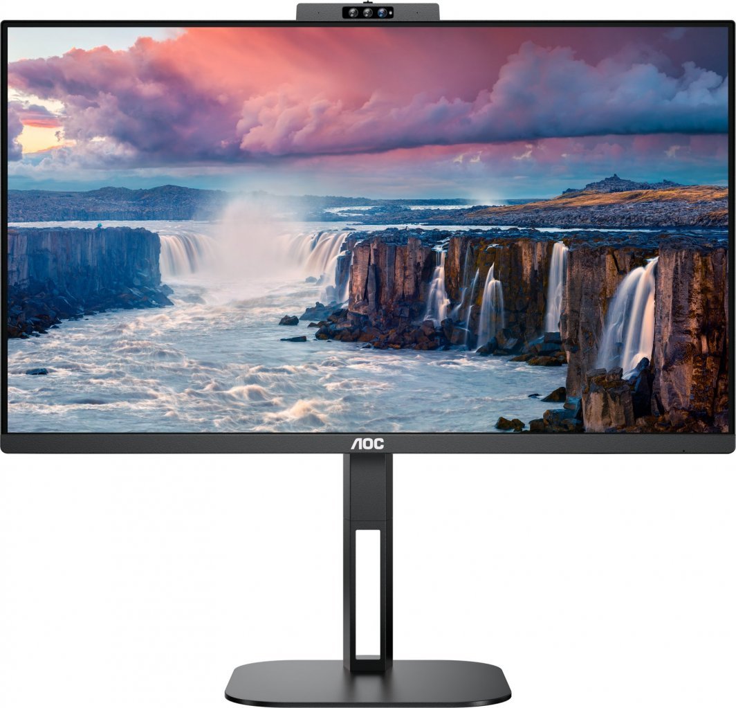 Monitor AOC 24V5CW, 23.8" IPS Full HD, USB C, me webkamera, i zi