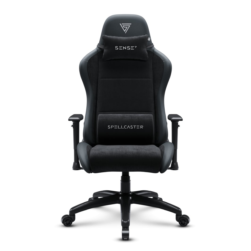 Karrige SENSE7 Spellcaster FUKU XL, material+lëkurë, e zezë