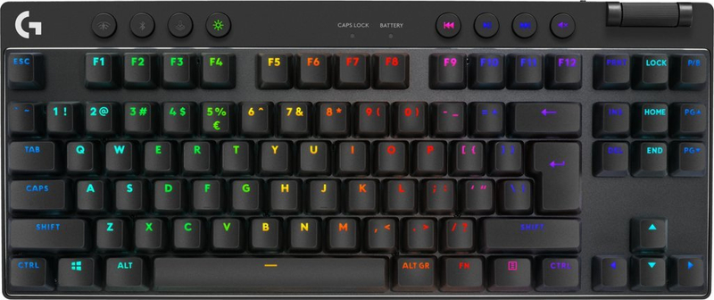 Tastierë Logitech PRO X TKL Lightspeed GX Brown (920-012136), e zezë