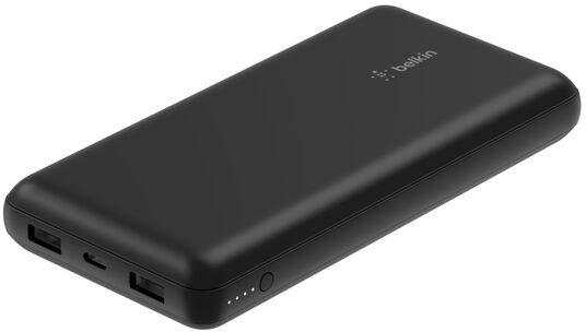 Karikues portativ Belkin Power Bank 20.000mAh, 25W, USB C në USB C 1m, i zi