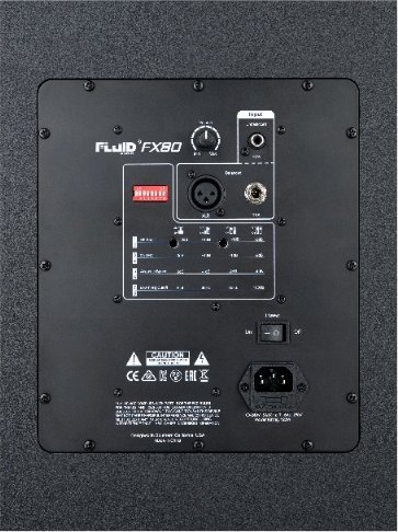 Monitor studio Fluid Audio FX80 V2, 8", bi amp, i zi