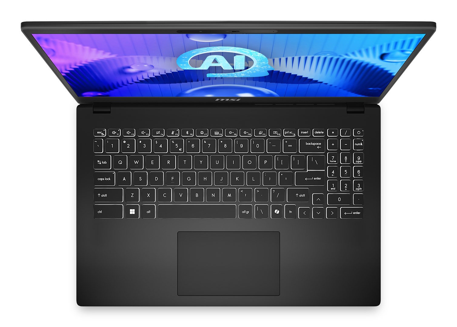 Laptop MSI Modern 15 H AI C1MOG, 15.6", Intel Core Ultra 5, 16GB RAM, 512GB SSD, i zi