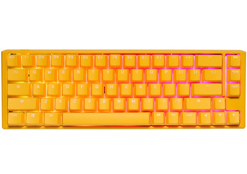 Tastierë lojërash Ducky One 3 Yellow SF, RGB LED, Cherry MX Black, e verdhë