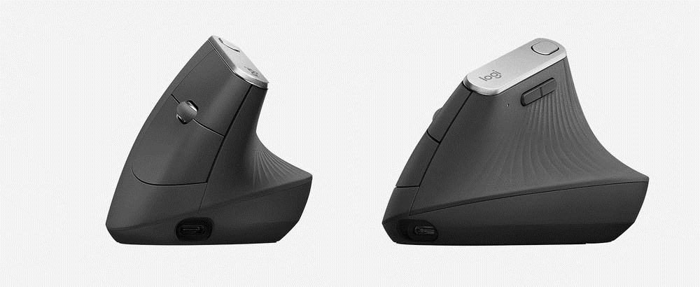 [OUTLET] Maus Logitech MX Vertical, RF Wireless+Bluetooth, ergonomik, i hirtë