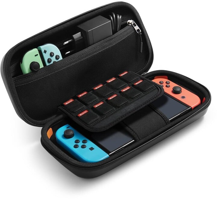 Çantë Spigen Rugged Armor Pro Pouch për Nintendo Switch/Switch OLED, e zezë