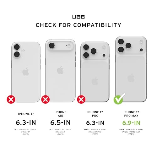 Mbulesë telefoni UAG Pathfinder për iPhone 17 Pro Max, kompatibile me MagSafe, e zezë