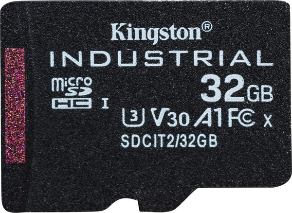 Kartë e memories microSD Kingston Industrial MicroSDHC 32 GB Class 10 UHS-I/U3 A1 V30
