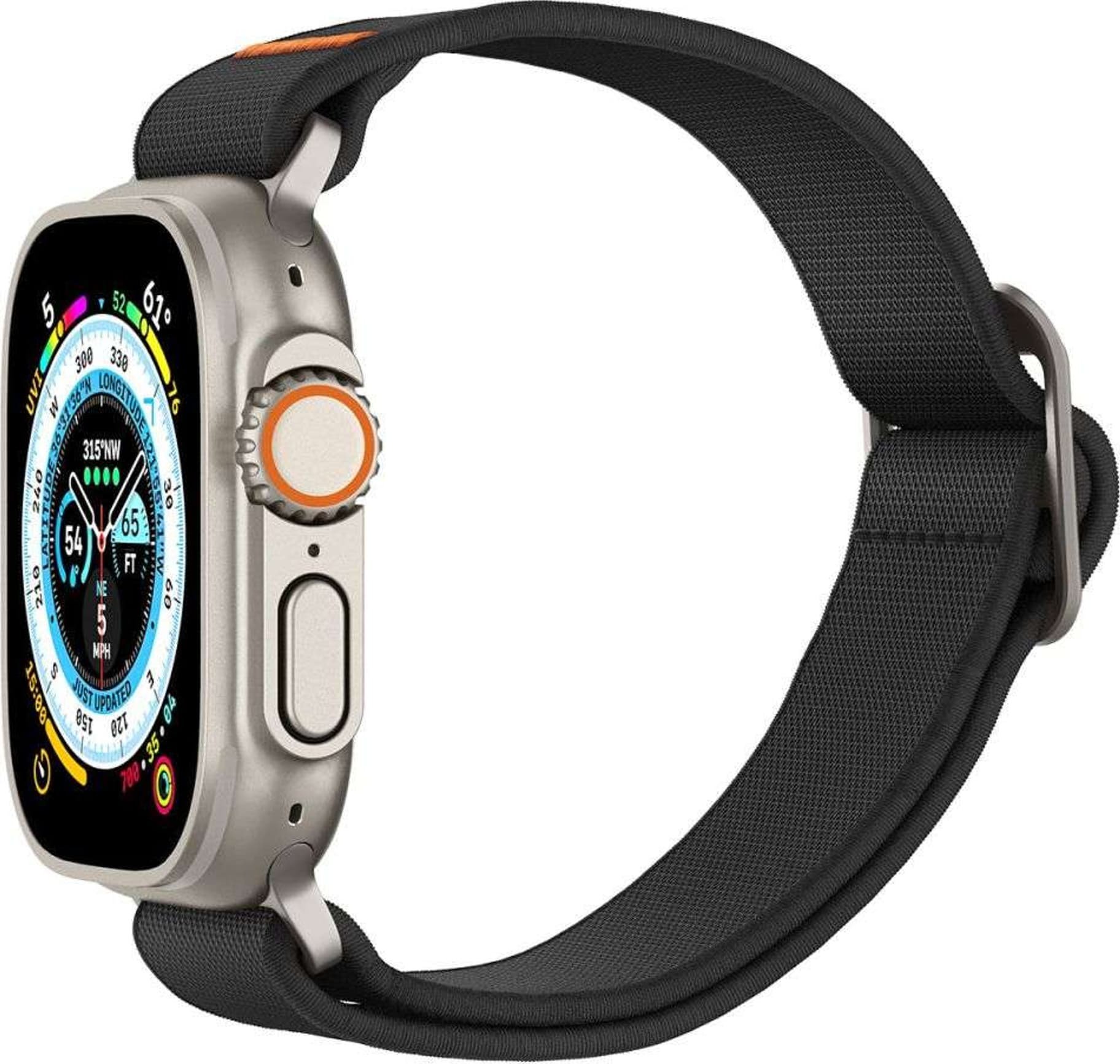 Rrip ore Spigen Lite Fit Ultra, për Apple Watch, i zi