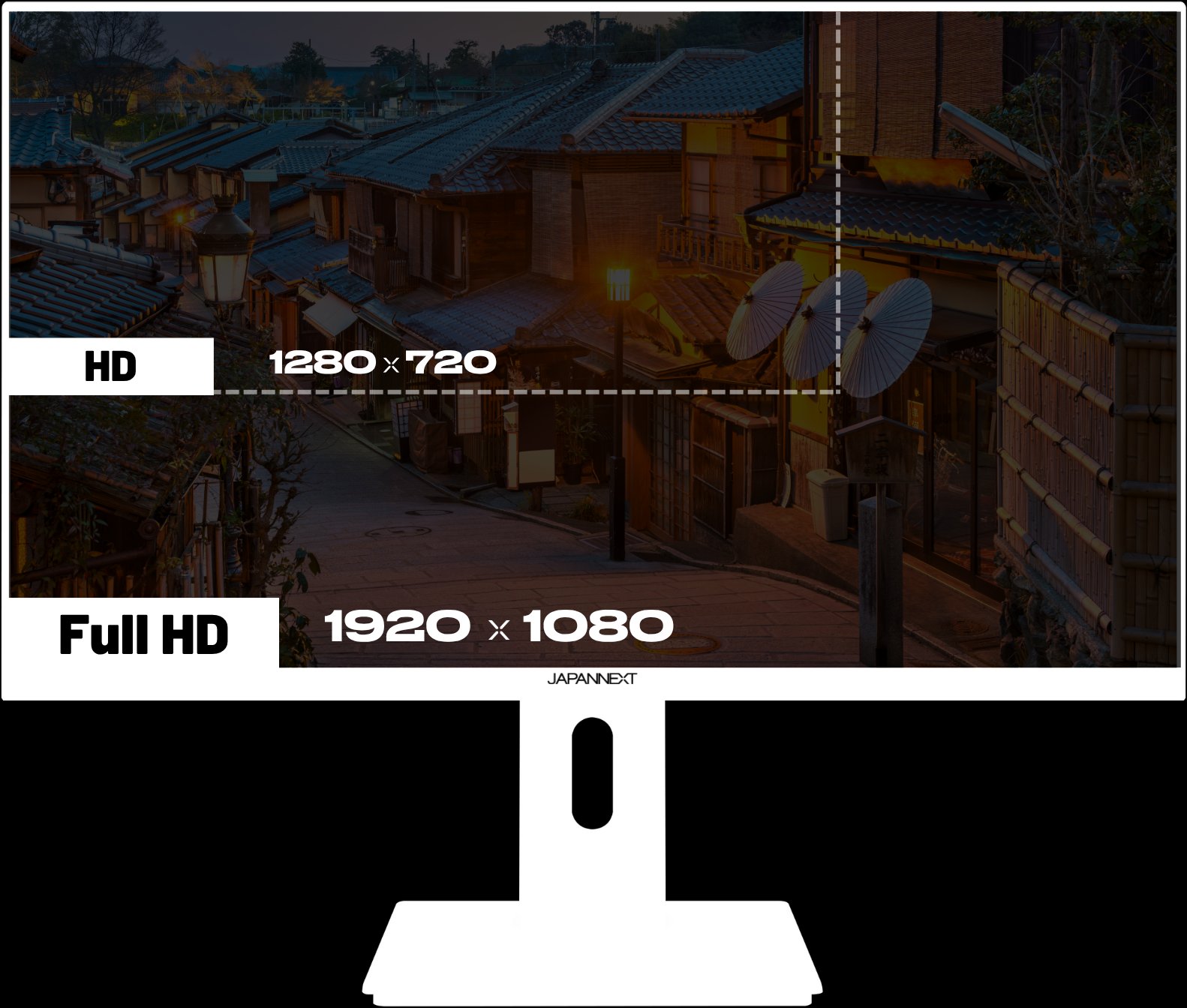 Monitor gaming JapanNext FHD 23.8", 75Hz, i zi