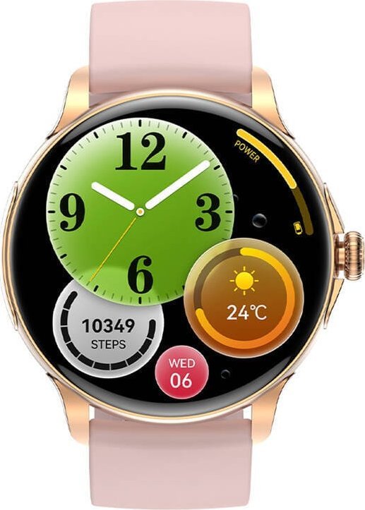 Ora inteligjente COLMI V72, 1.43" AMOLED, 100 mënyra sporti, e zezë