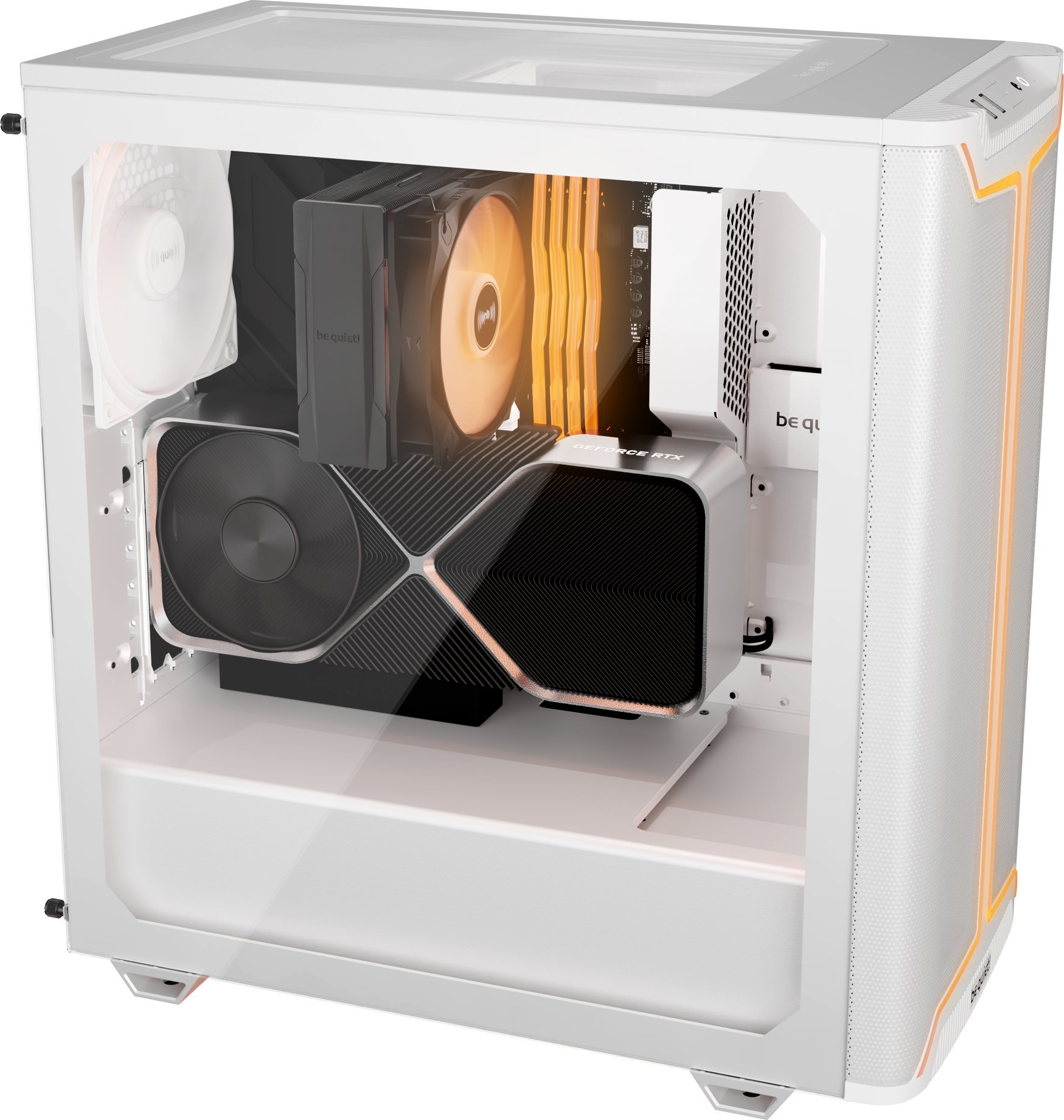 Kuti kompjuteri Be Quiet Pure Base 501 DX, MIDI Tower ATX, ARGB, e bardhë