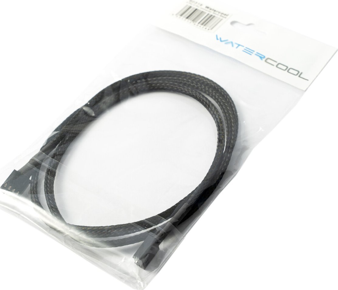 Kabllo zgjatues PWM Watercool 4 pin, 90 cm, i zi