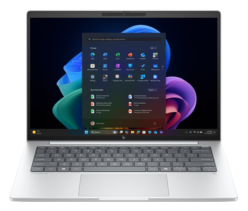Laptop HP EliteBook 8 G1a, 14", AMD Ryzen AI 5 PRO, gri