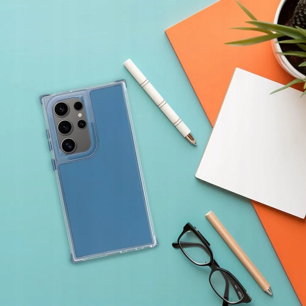 Mbulesë telefoni Matrix për Samsung Galaxy A55 5G, TPU, blu