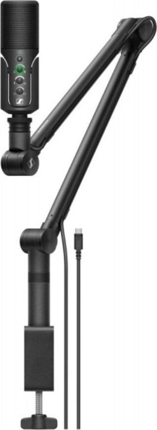 Set streaming Sennheiser Profile, mikrofon USB C, krah rregullues, i zi