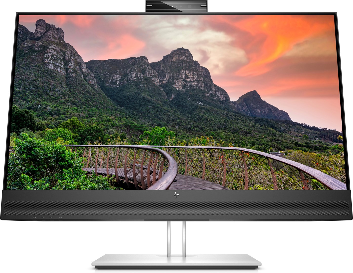 Monitor HP E-Series E27m G4, 27", QHD USB-C, i zi/i argjendtë