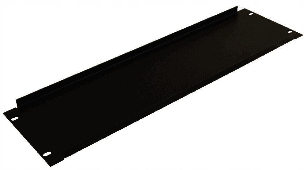 Панел за покривање RACK PULSAR RAPZ3, 3U, челик SPCC, црн