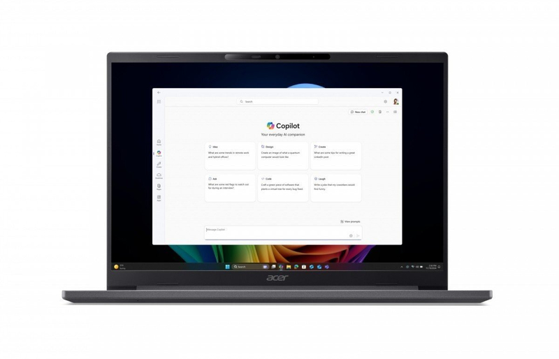 Laptop Acer TravelMate X4 TMX414-51, 14", Ultra 5, 16GB RAM, 512GB SSD, gri i errët