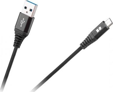 Kabllo USB Rebel Comp RB-6000-200-B, USB-A në microUSB, 2 m, e zezë