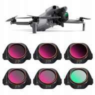 Set filtrosh droni K&amp;F Concept Nano X, CPL dhe ND/PL, 6 copë, për DJI Mini 5 Pro