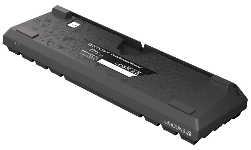 Tastierë Endorfy Thock Compact Wireless, Kailh Red, RGB, e zezë