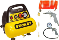 Kompresor ajri Stanley C6BB304STN071, 6L, 8 bar, i verdhë