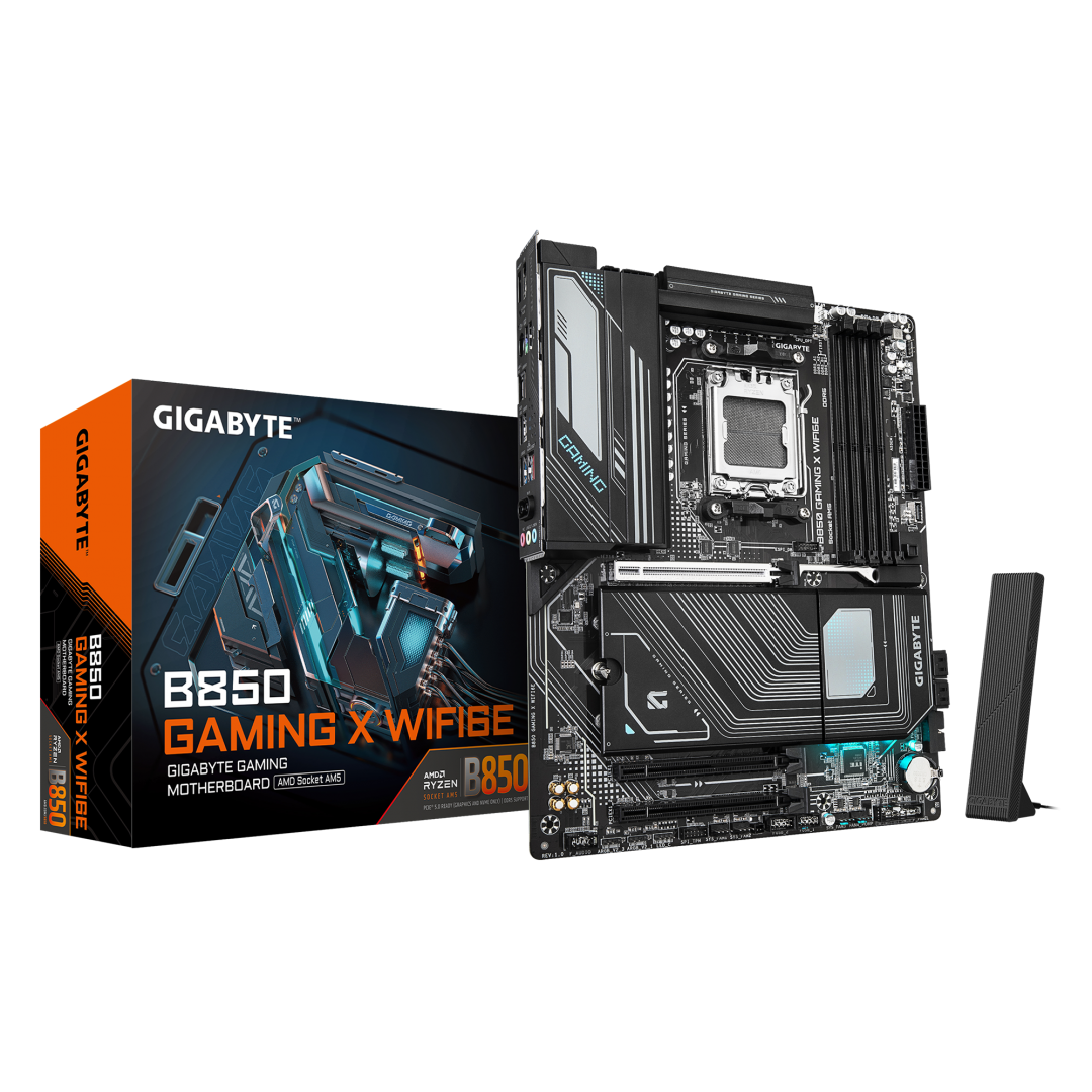 Pllakë amë GIGABYTE B850 Gaming X WiFi 6E, DDR5, PCIe 5.0 M.2, ATX