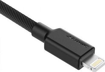 Kabllo ALOGIC ELPA8P02, USB në Lightning, 2m, e zezë
