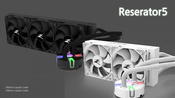 Ftohës uji CPU Zalman Reserator5 Z36, radiator 360mm, ARGB, i zi