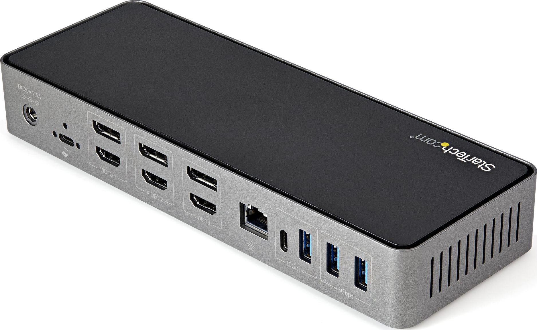 Dok stacioni StarTech.com USB-C USB-A Hybrid, triple monitor, 4K 60Hz, 85W, i zi
