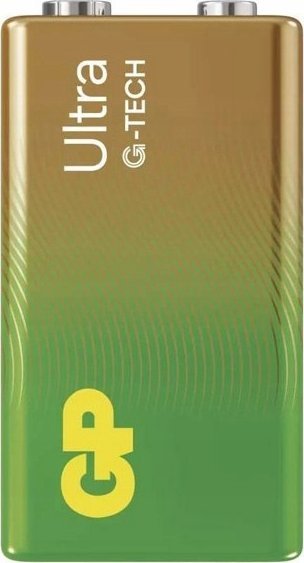 Bateri 9V GP Ultra Alkaline GPPVA9VAU143, PP3, e vetme