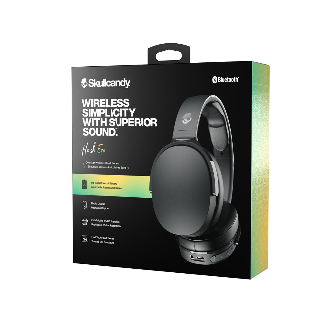 [OUTLET] Kufje Skullcandy Hesh Evo, Wireless, të zeza