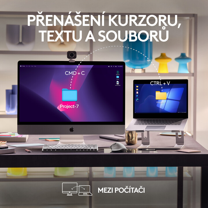 Maus Logitech MX Master 3S për Mac, gri