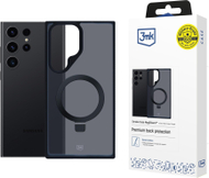 Mbajtëse telefoni 3MK Smoke Case Mag&amp;Stand për Samsung Galaxy S24 Ultra, MagSafe, me stand, gri e errët