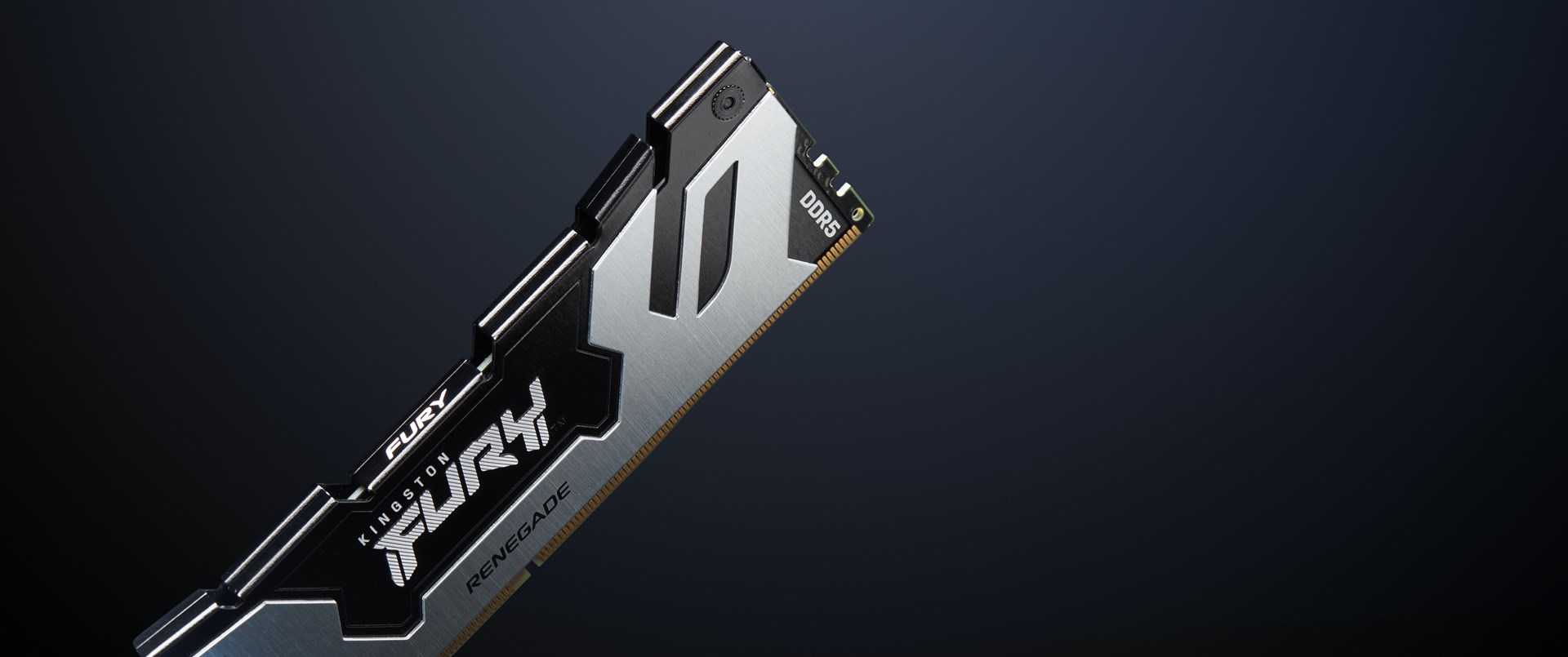 Memorie KINGSTON FURY Renegade DDR5, 48GB, 6400MHz, CL32, e argjendtë/e zezë