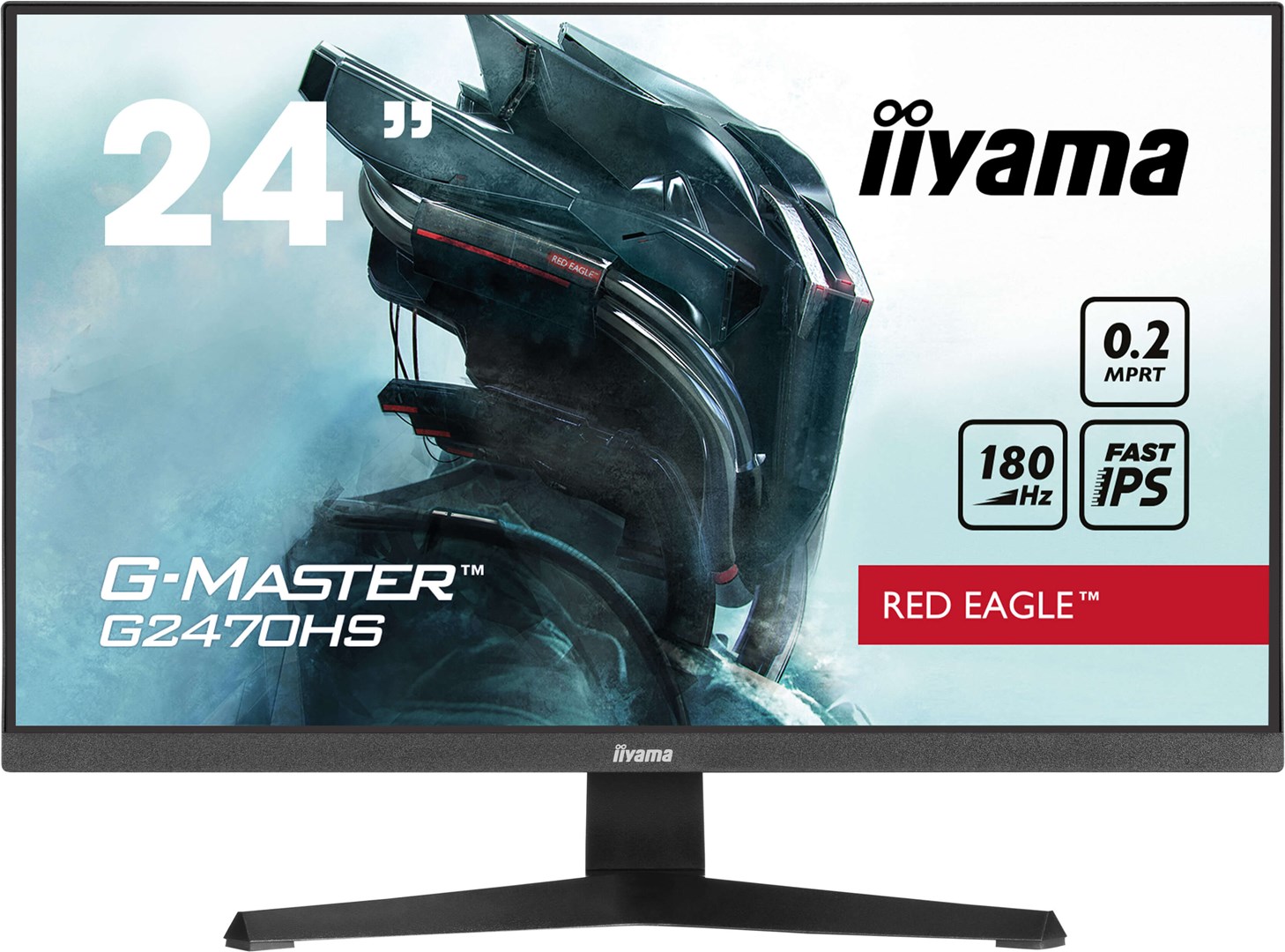 Monitor iiyama G-MASTER G2470HS-B1, 23.8", 1920 x 1080, 180 Hz, i zi